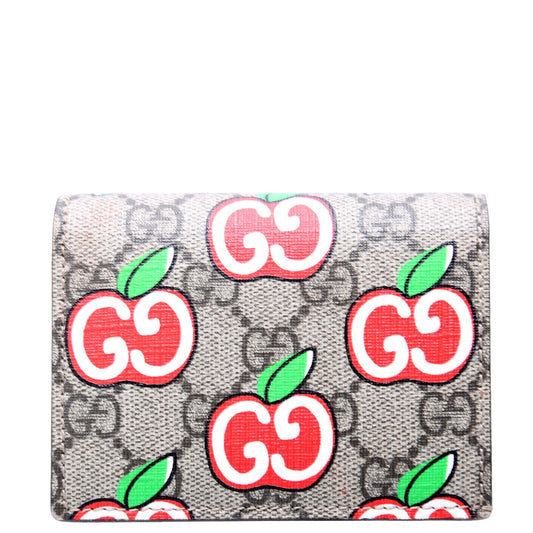 Gucci  GG Apple Card Case Red