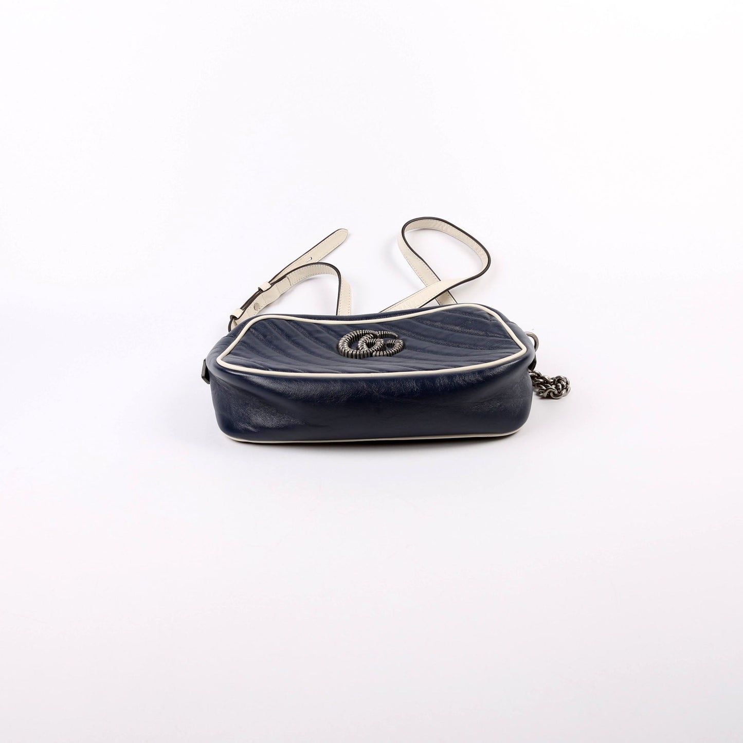 Gucci  Small Leather Camera Blue