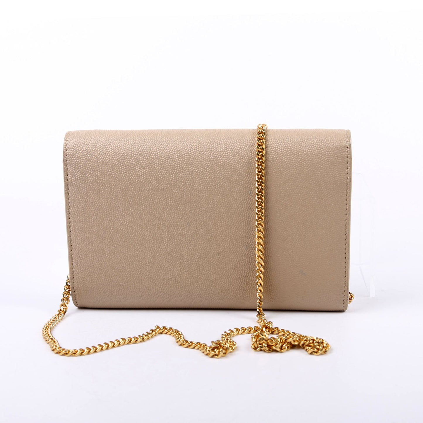 Uptown Chain Wallet Grain Taupe