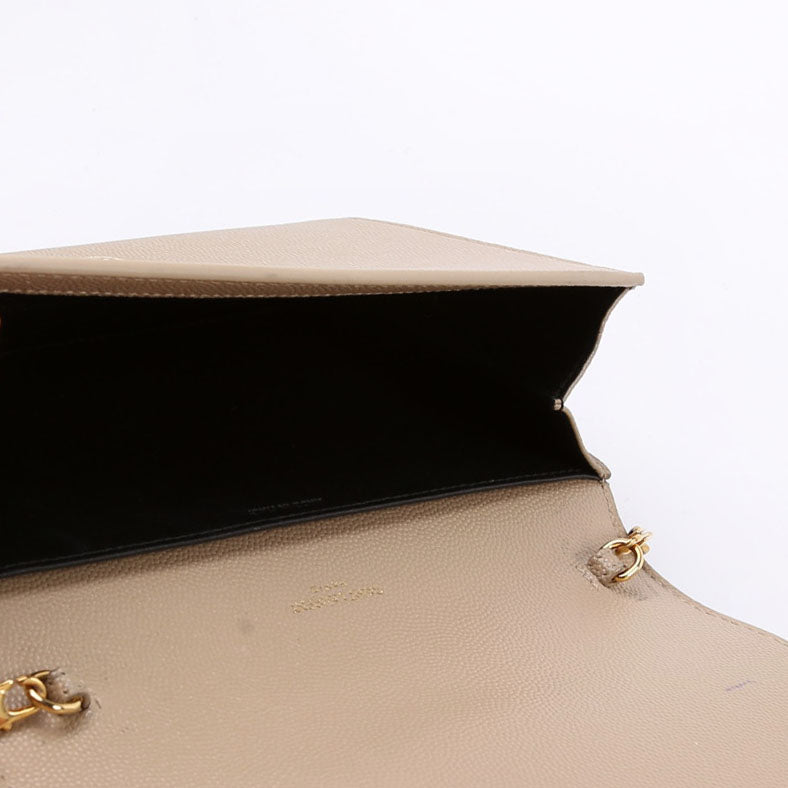 Uptown Chain Wallet Grain Taupe
