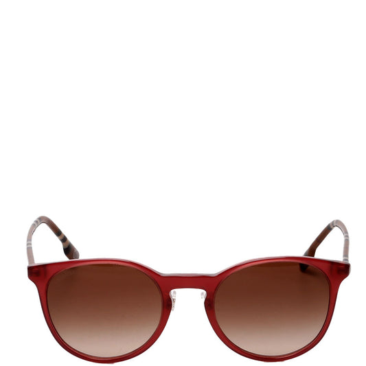 B4380 Bordeaux Round Sunglasses Mauve