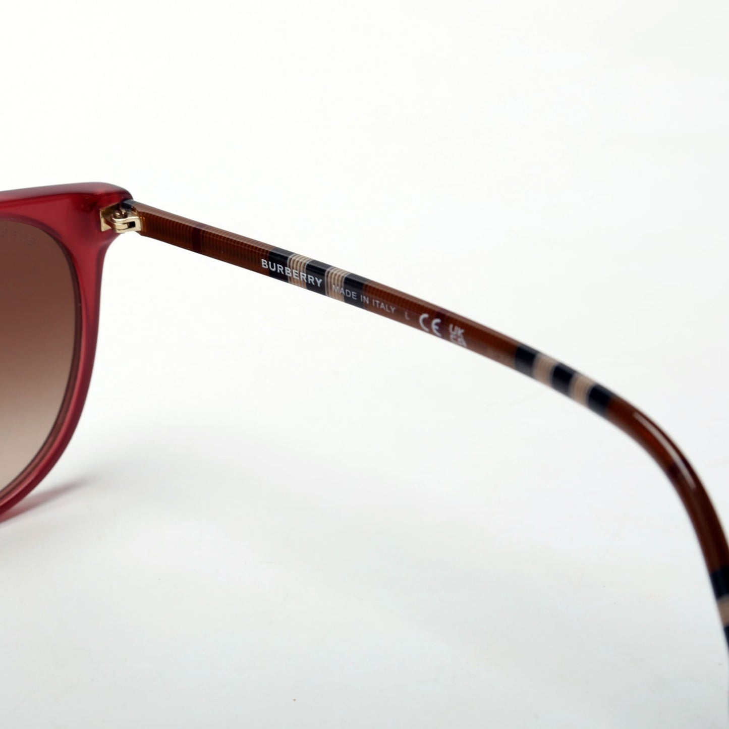 B4380 Bordeaux Round Sunglasses Mauve