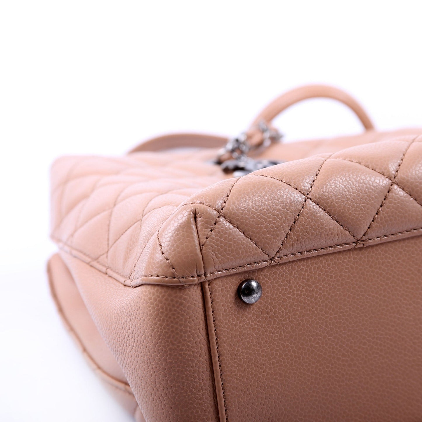 City Shopping Tote Large Caviar 21M Tan