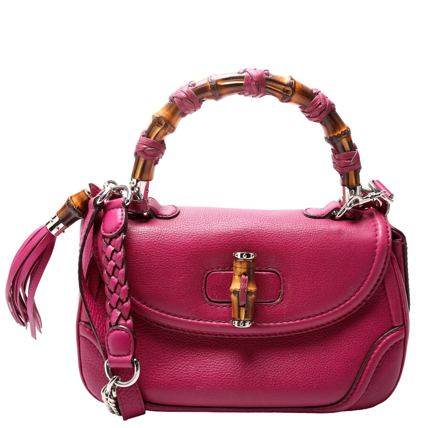 Gucci  Bamboo -Way Top Handle Magenta