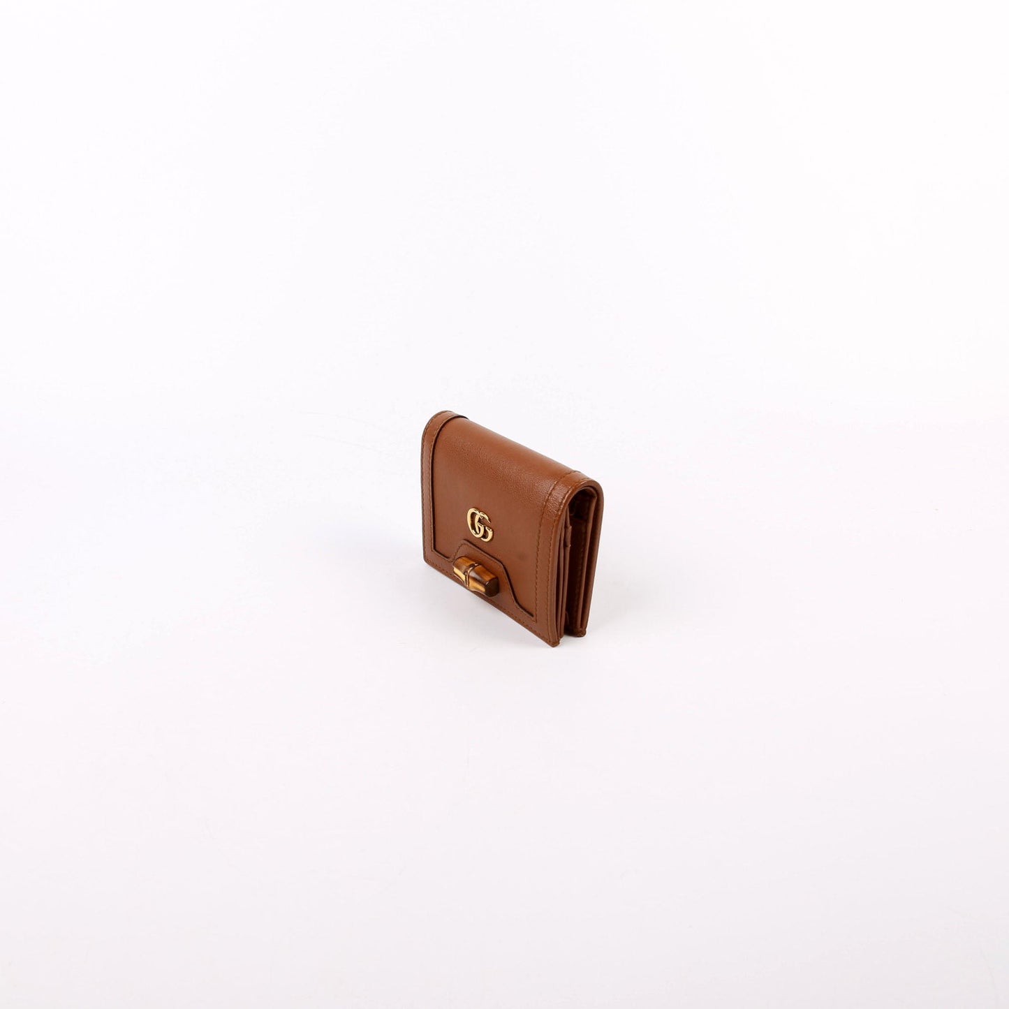 Gucci  Diana Card Case Wallet Brown