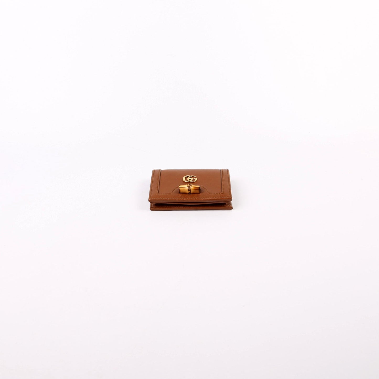 Gucci  Diana Card Case Wallet Brown