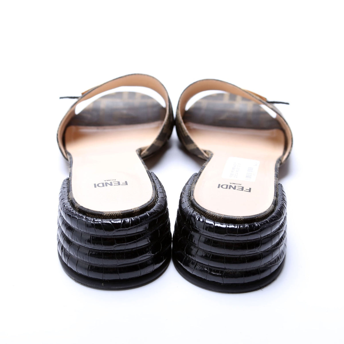 Promenade FF Zucca Mules Size 39 Brown