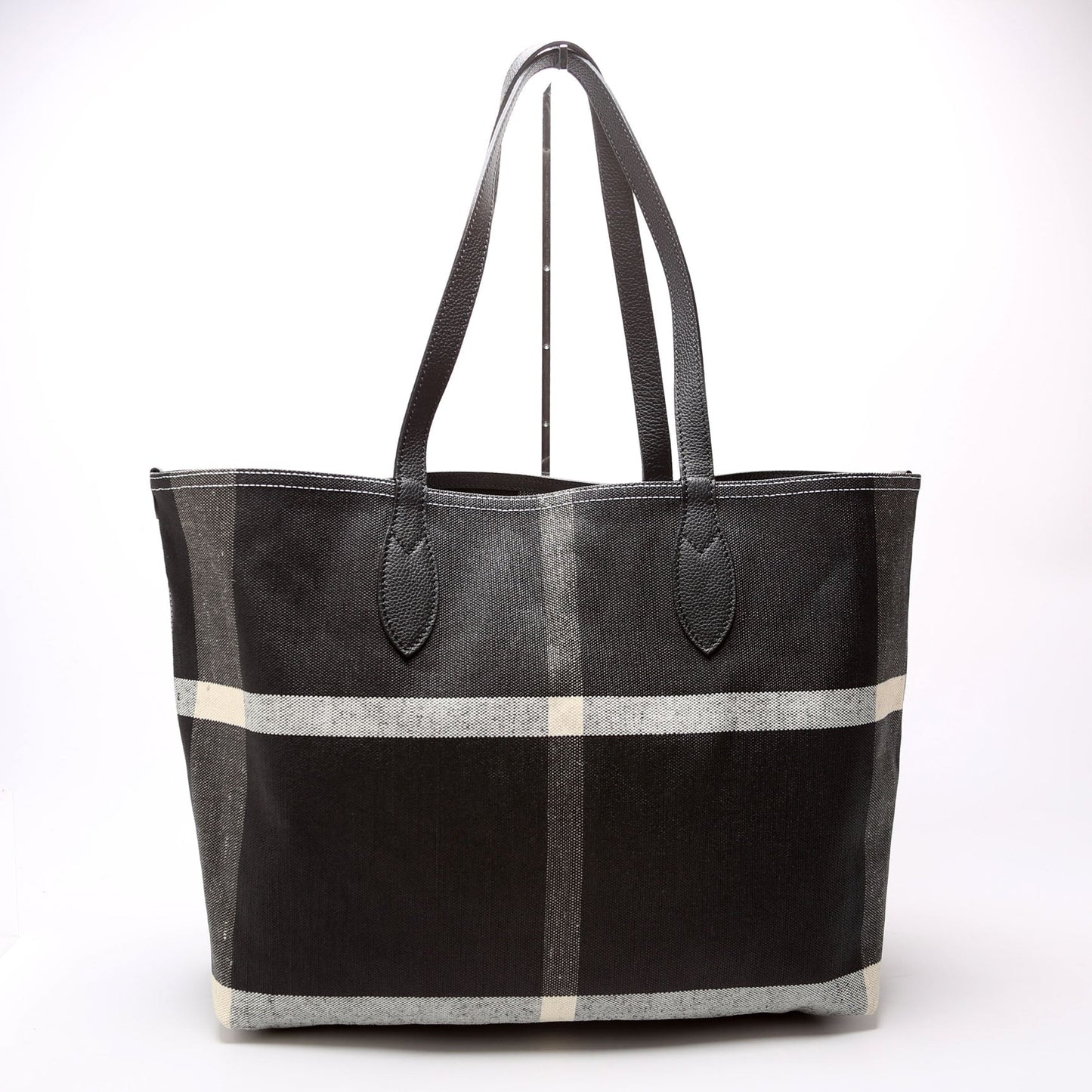 Check Doodle Reverse Medium Tote