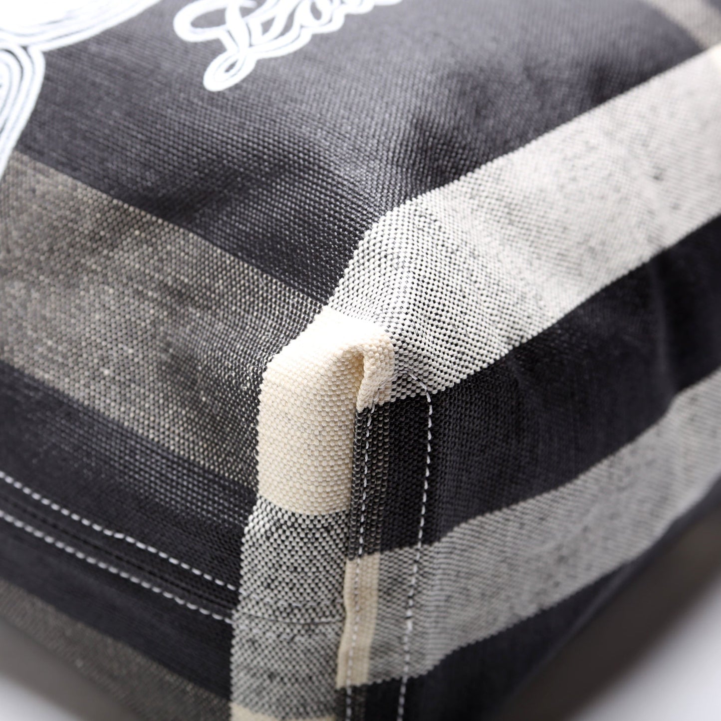 Check Doodle Reverse Medium Tote