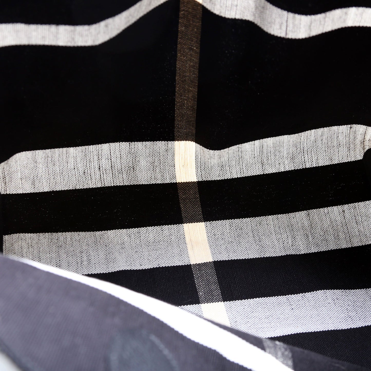 Check Doodle Reverse Medium Tote