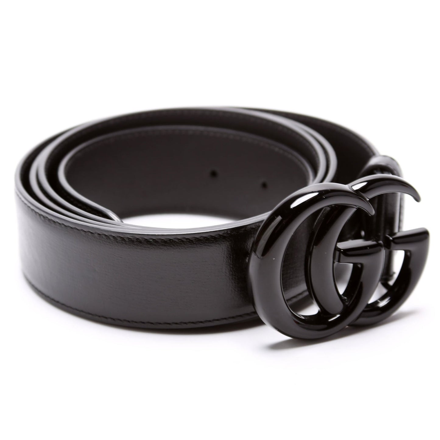 Gucci  GG Marmont Jumbo GG Wide Monochrome Belt Size / Black