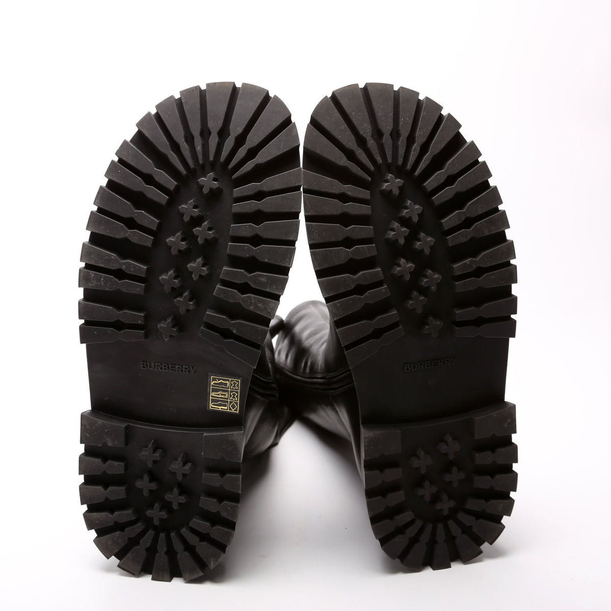 Hurr Leather Boots Size 40 Black