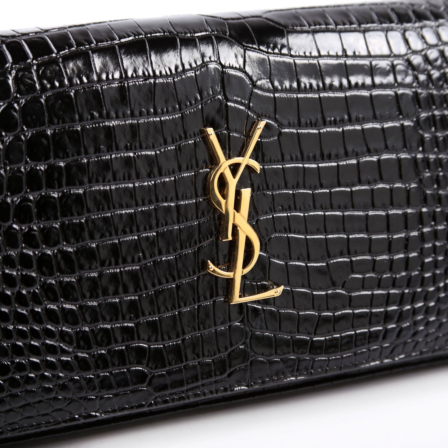 Cassandre Chain Wallet Crocodile 747464 Black