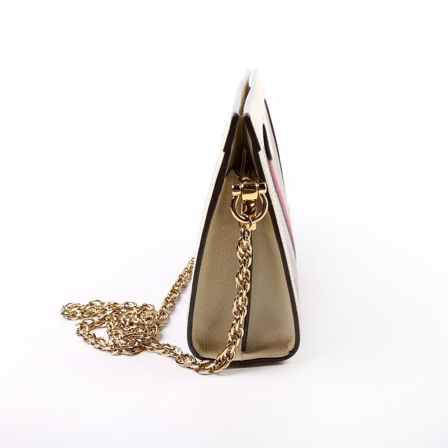 Gucci  GG Supreme Ophidia Small Chain White