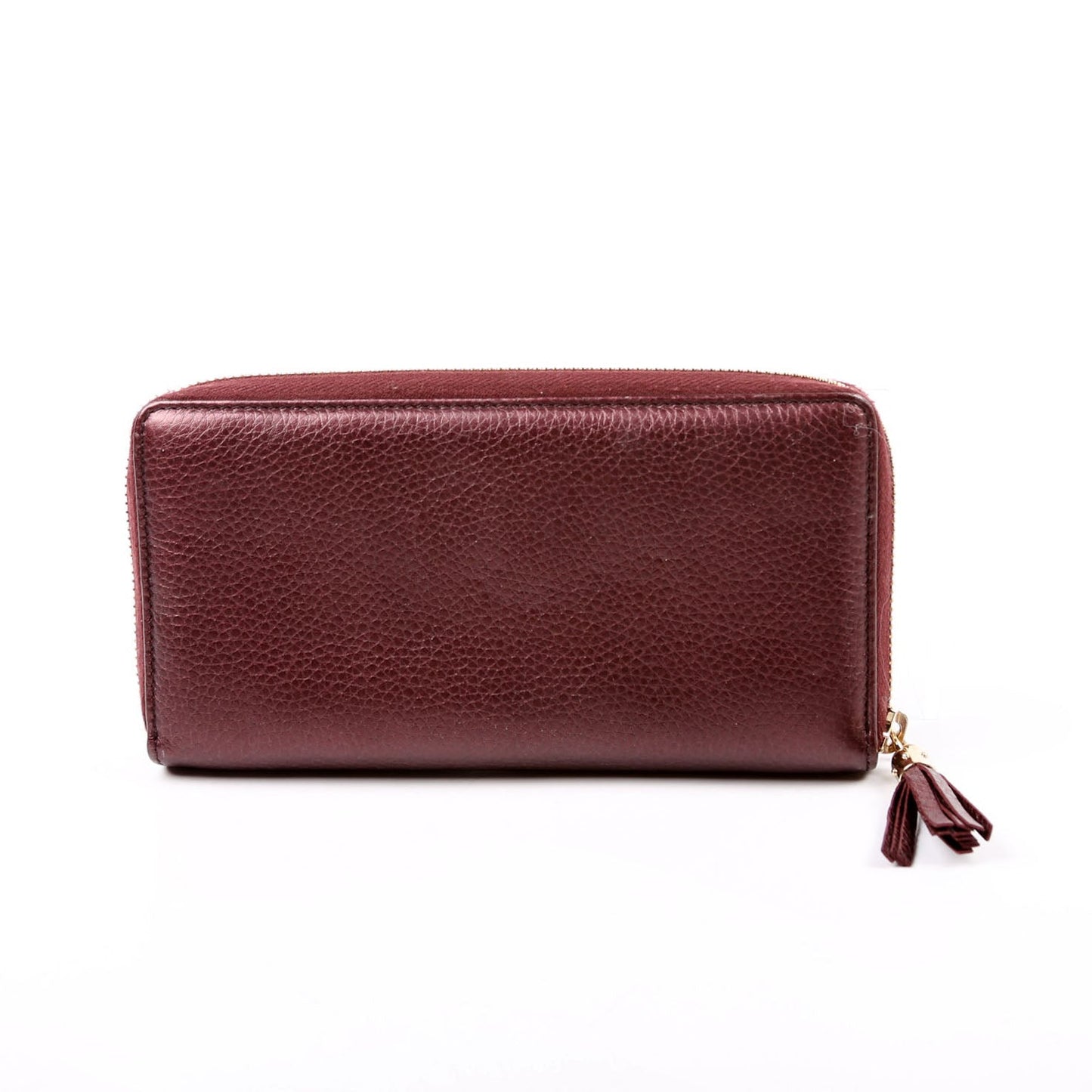 Gucci  Soho Zippy Wallet Maroon