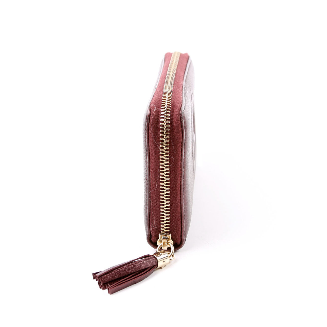 Gucci  Soho Zippy Wallet Maroon