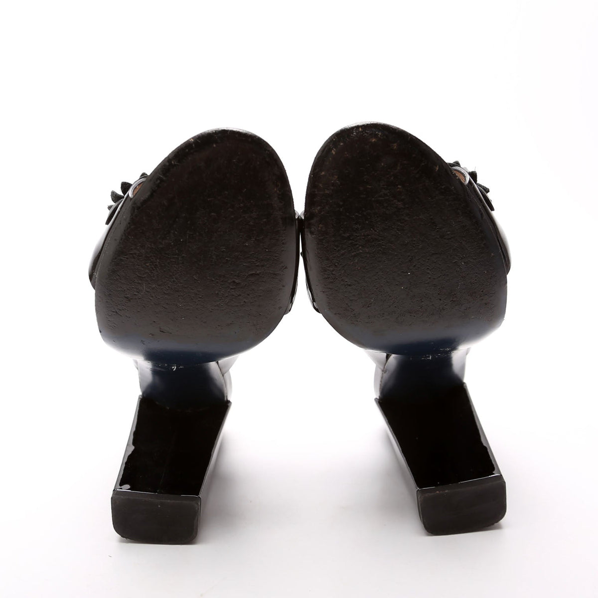 Flowerland Patent Mules Size 39