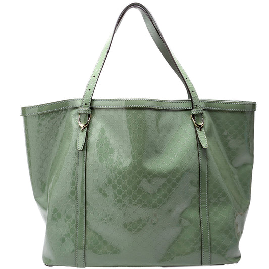 Gucci  Patent Microguccissima Nice Tote