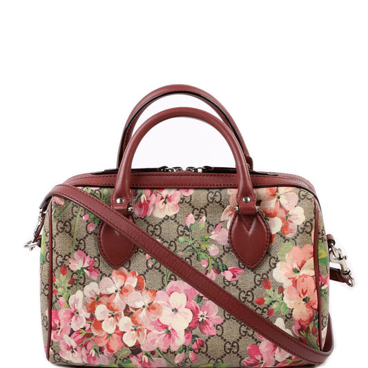 Gucci  GG Supreme Blooms Boston Bag Small