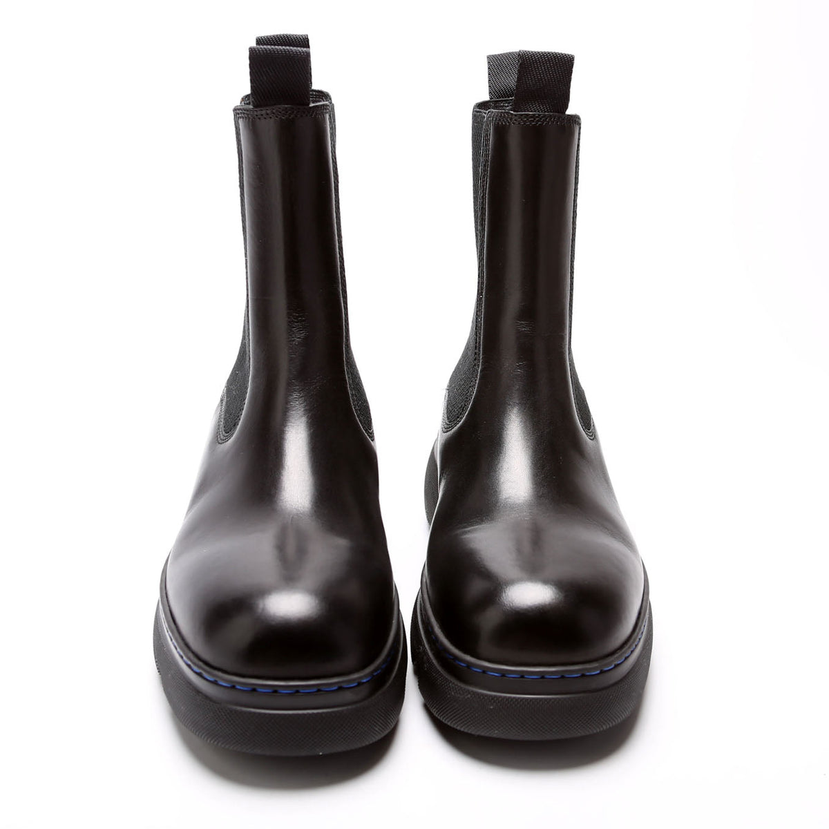 Round Toe Leather Boots Size 37.5