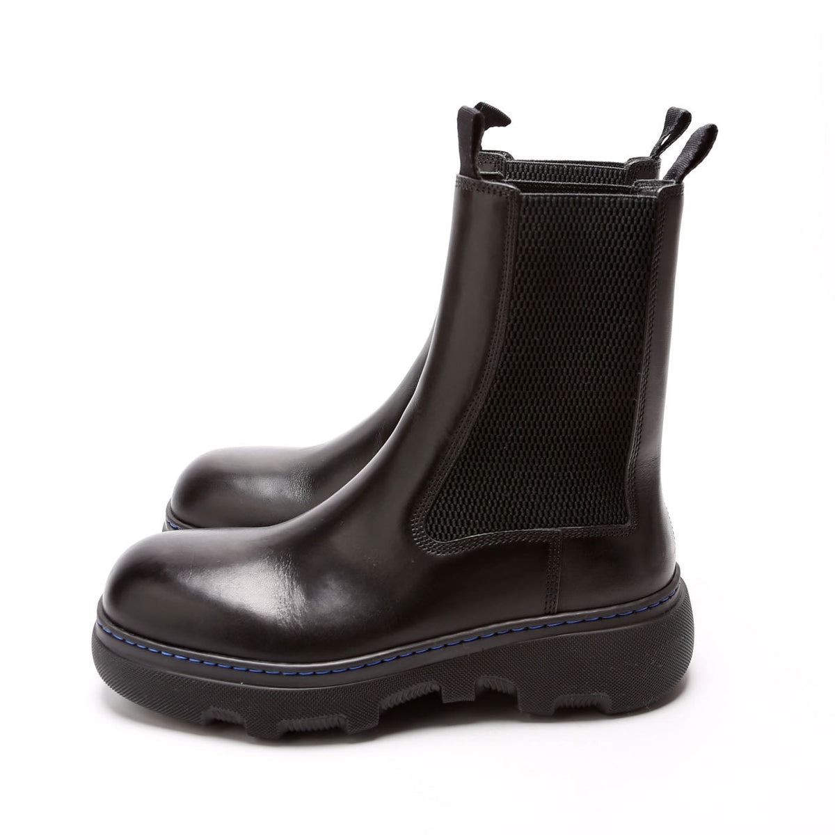 Round Toe Leather Boots Size 37.5
