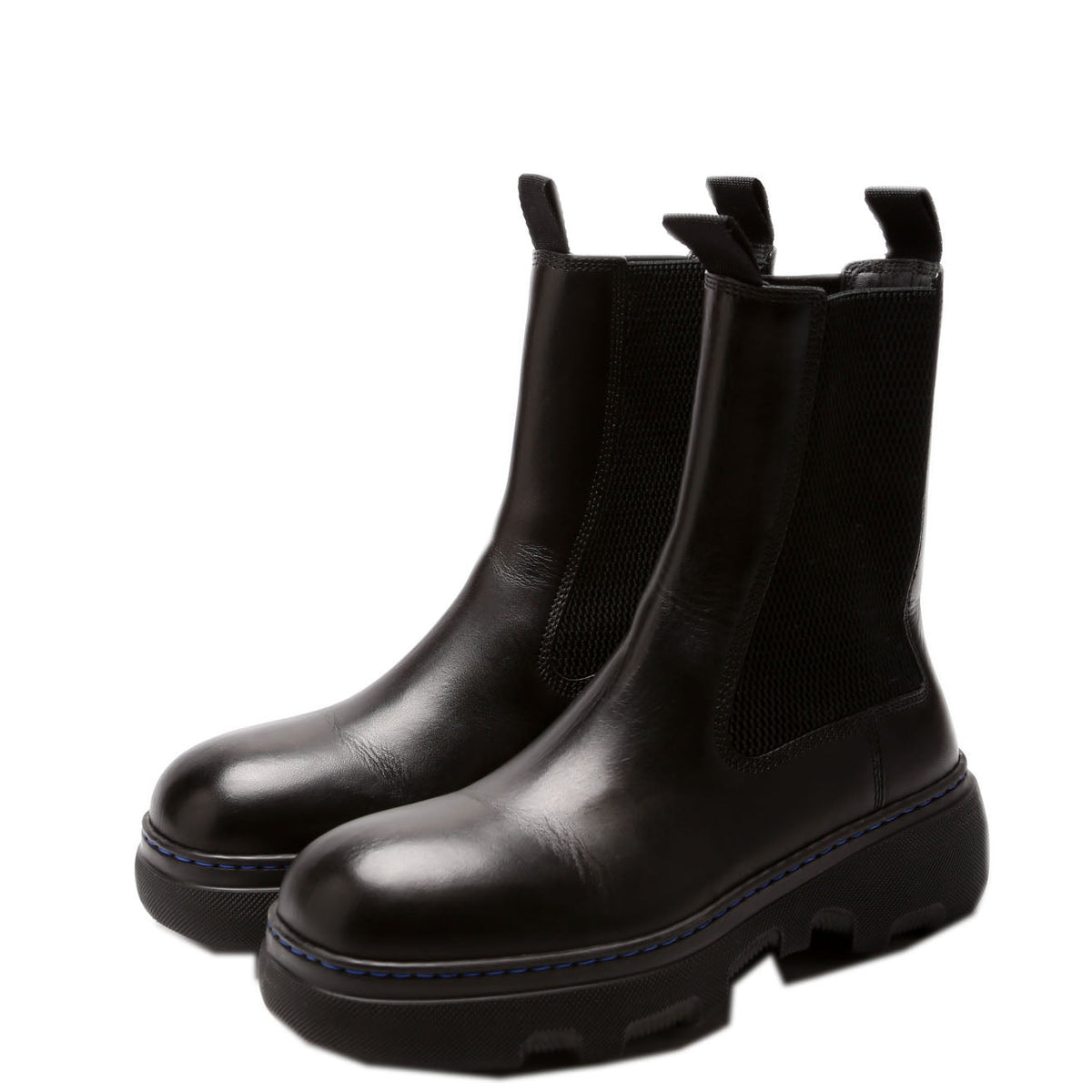 Round Toe Leather Boots Size 36