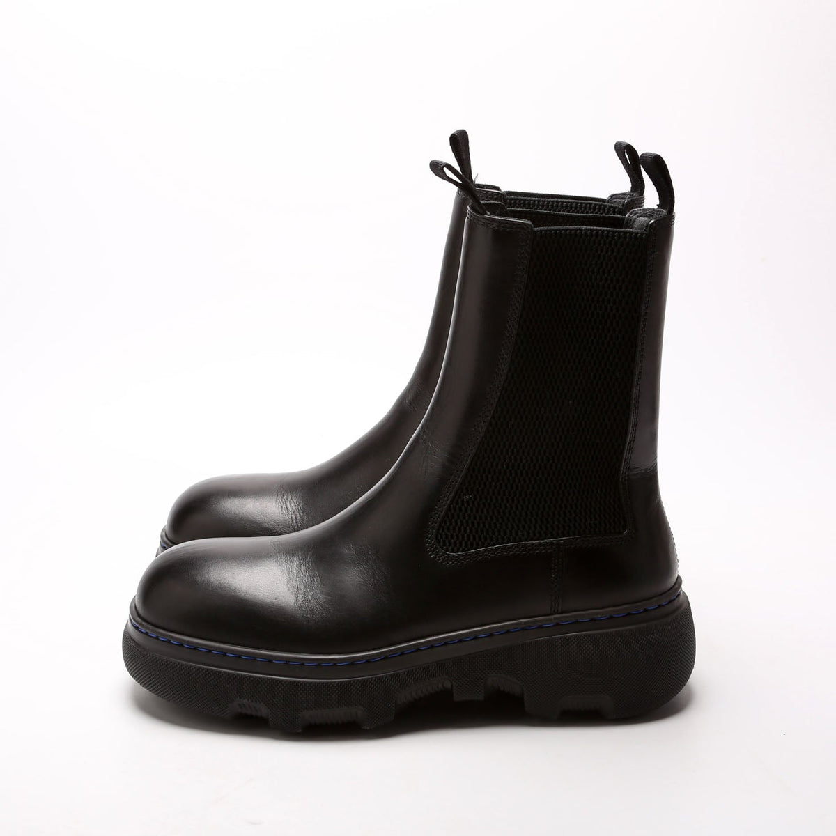 Round Toe Leather Boots Size 36
