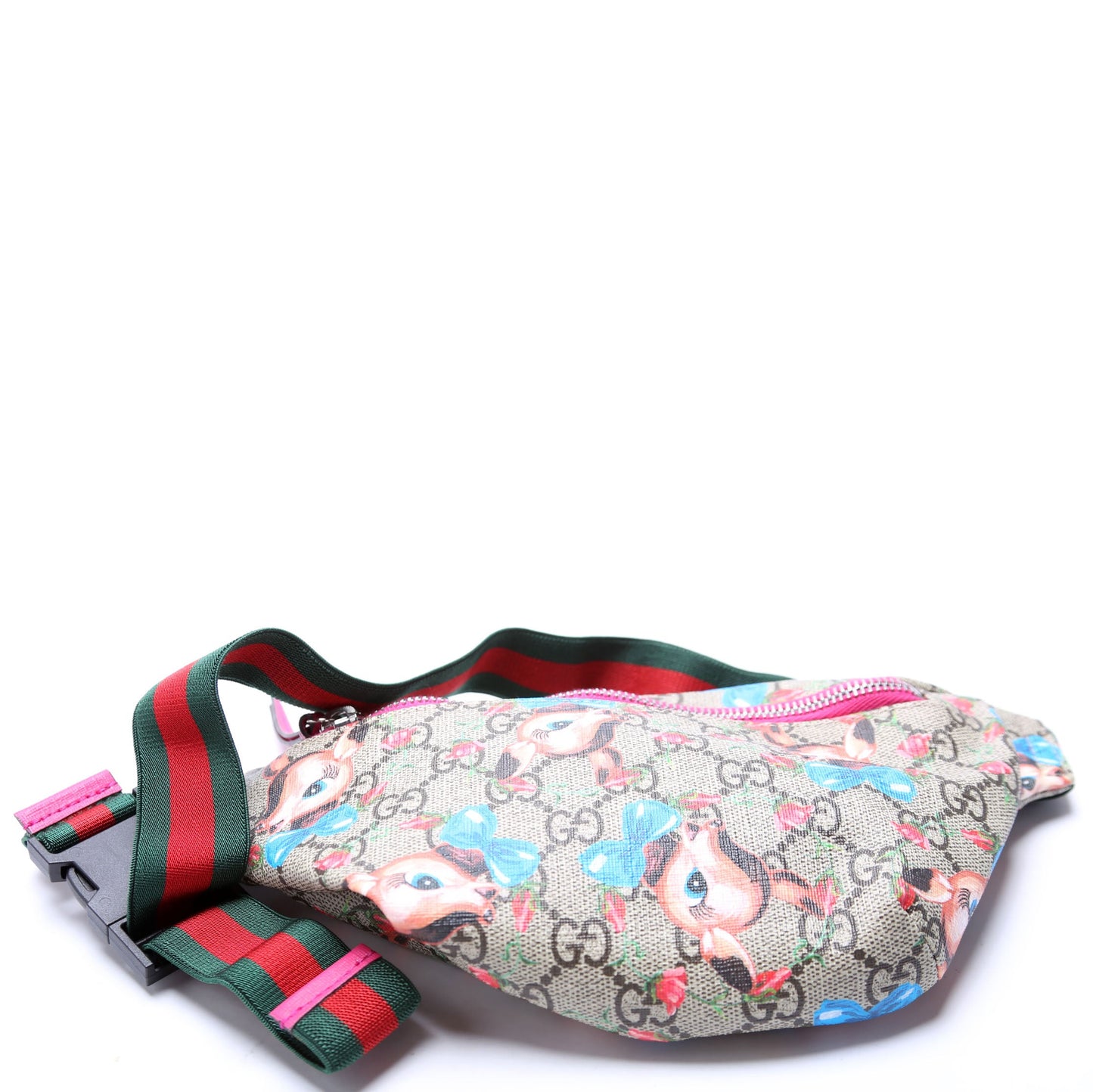 Gucci  Kids Fawn and Flowers Belt Bag