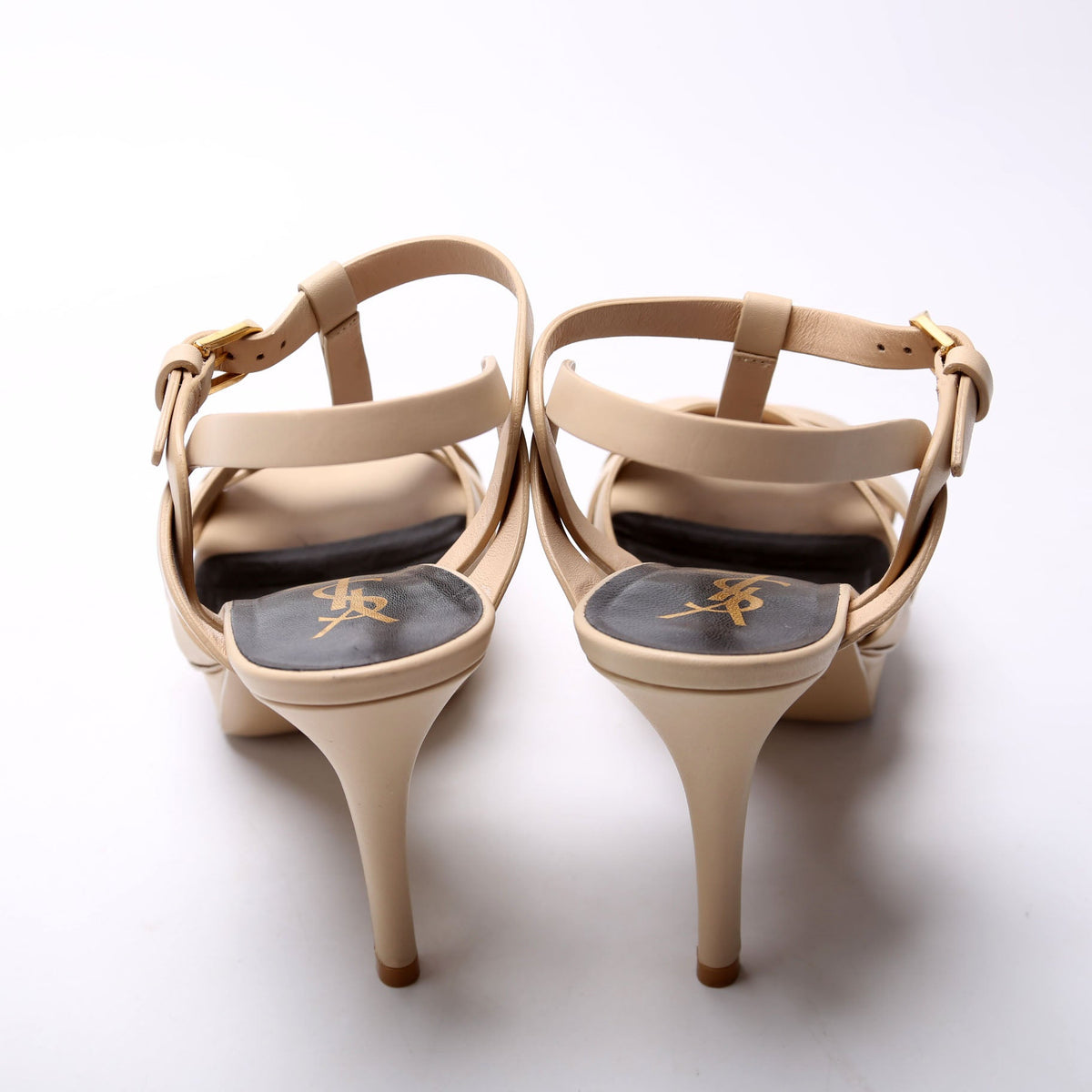 Tribute Platform Sandals Size 37.5 Nude