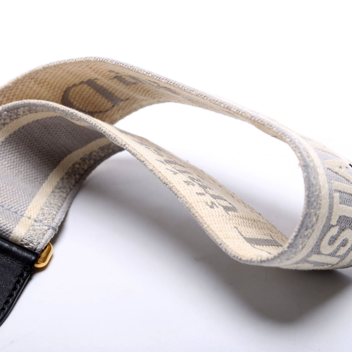 Logo Wide Non-Adjustable Srap Grey/Beige