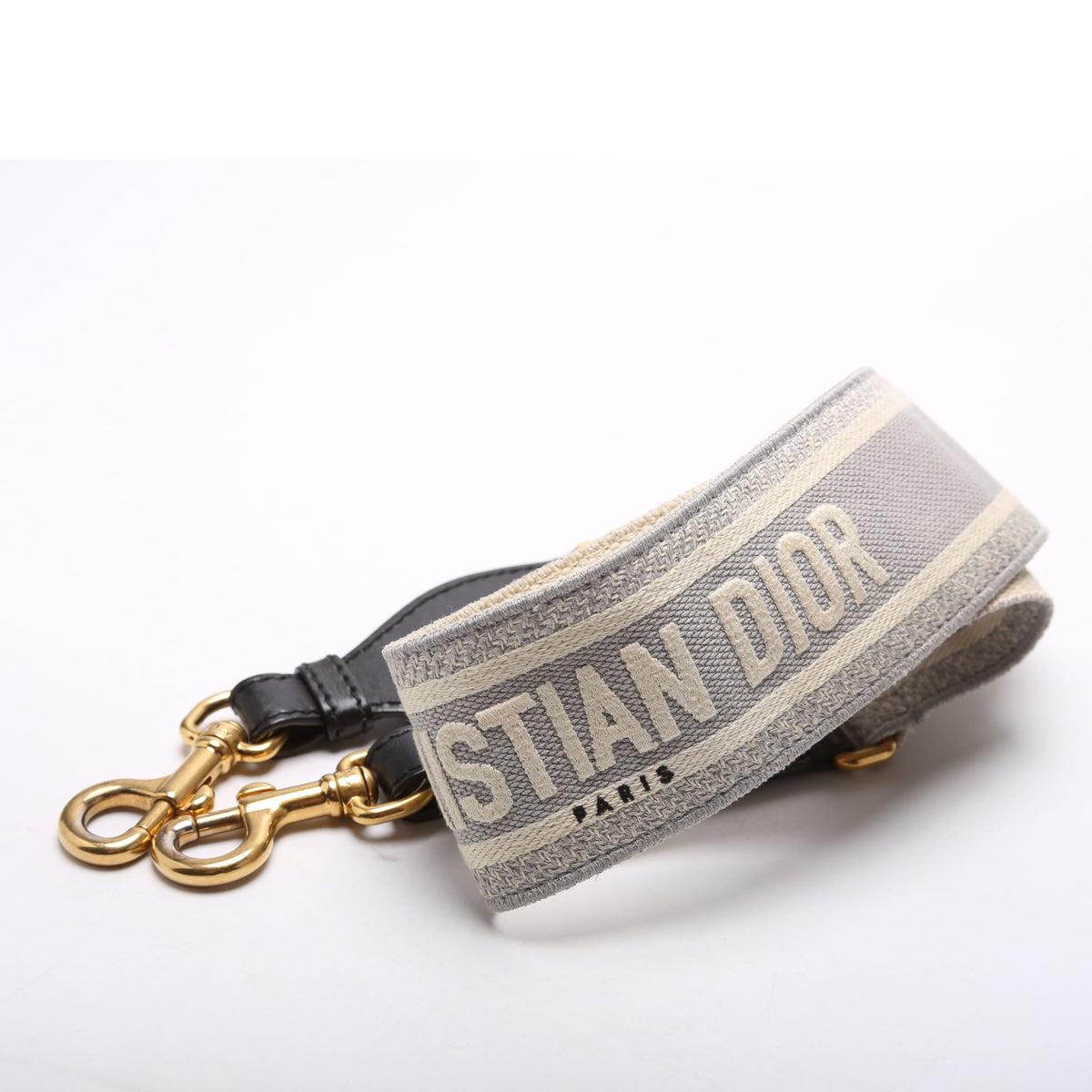 Logo Wide Non-Adjustable Srap Grey/Beige