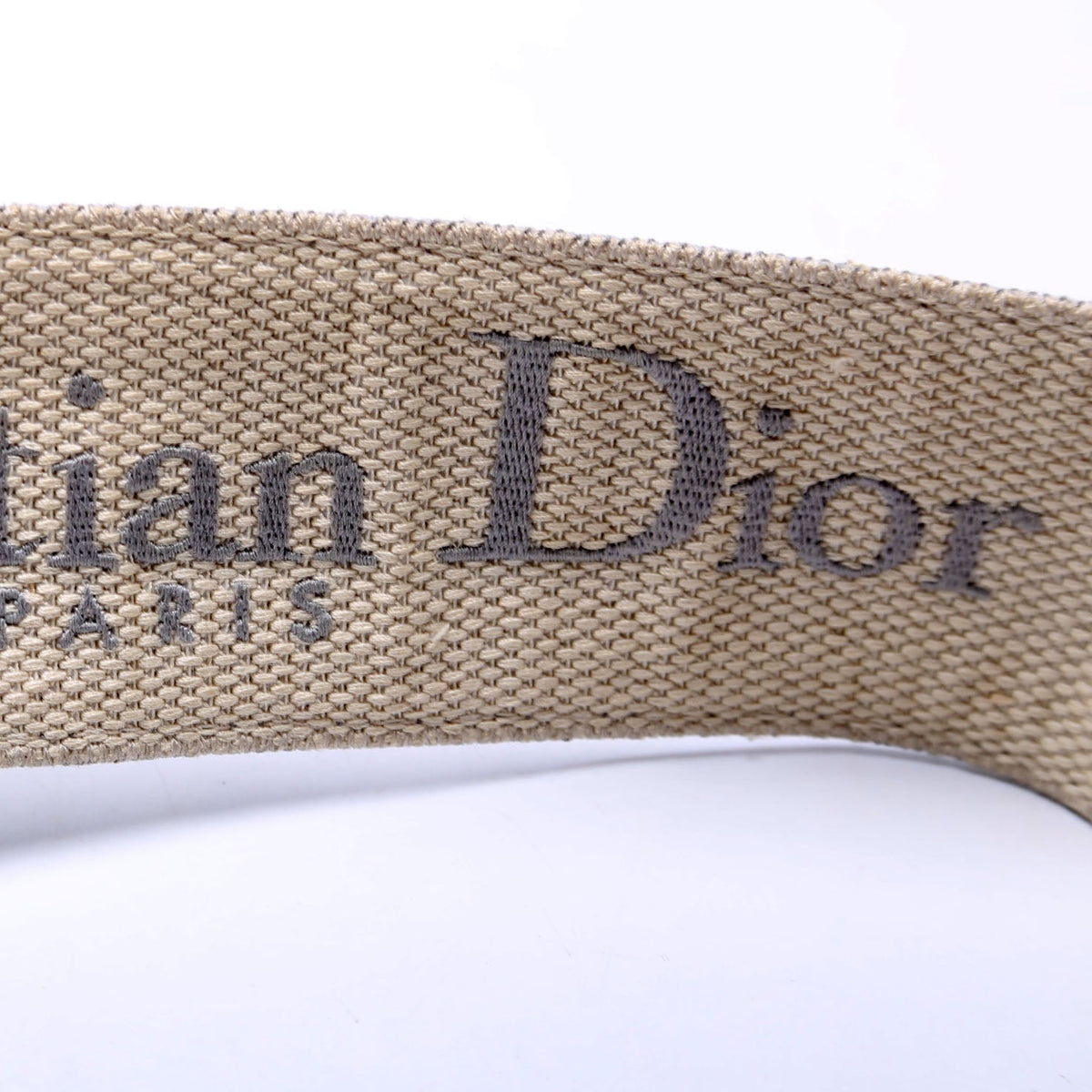 Logo Wide Non-Adjustable Srap Grey/Beige
