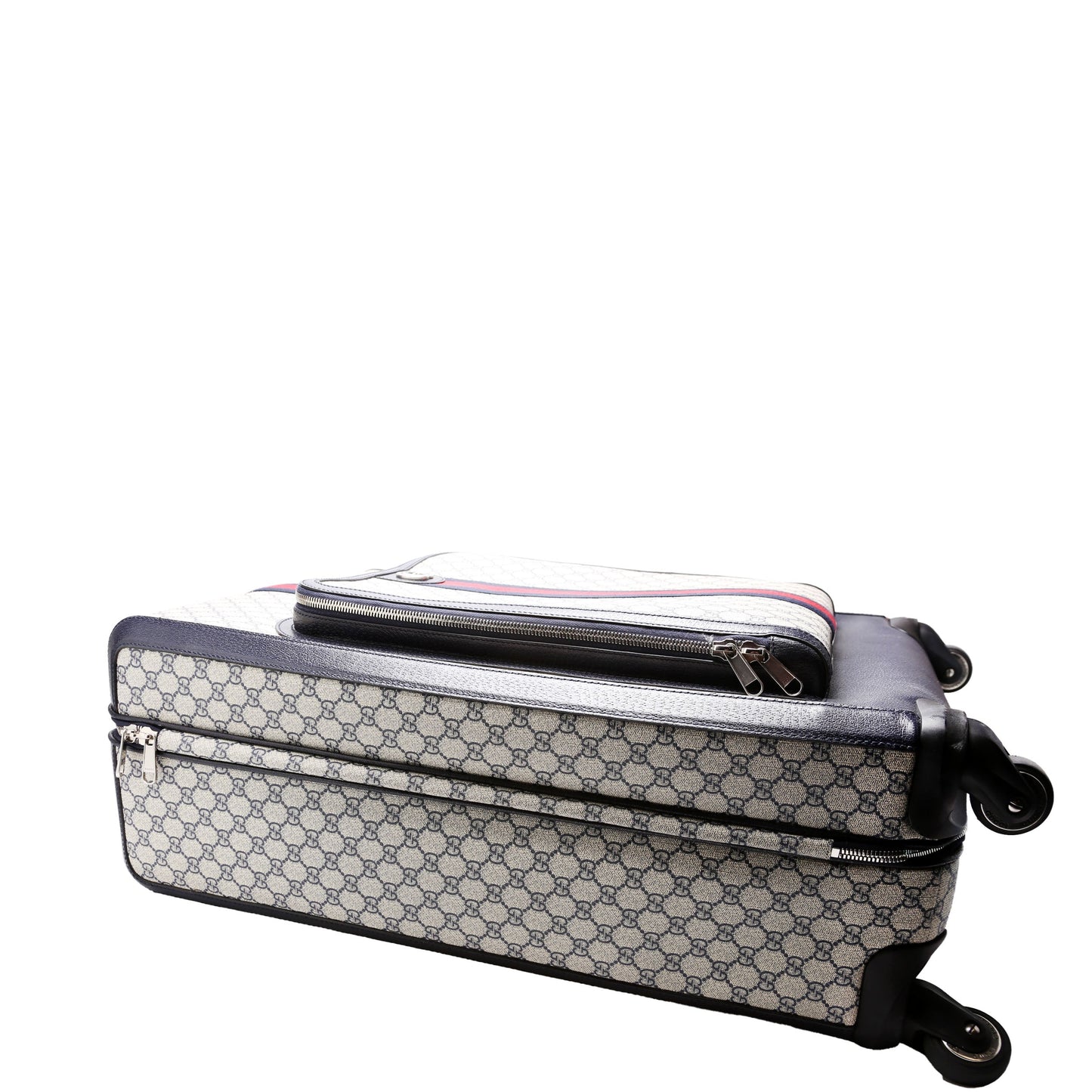 Gucci  GG Supreme Large Savoy Trolley Blue