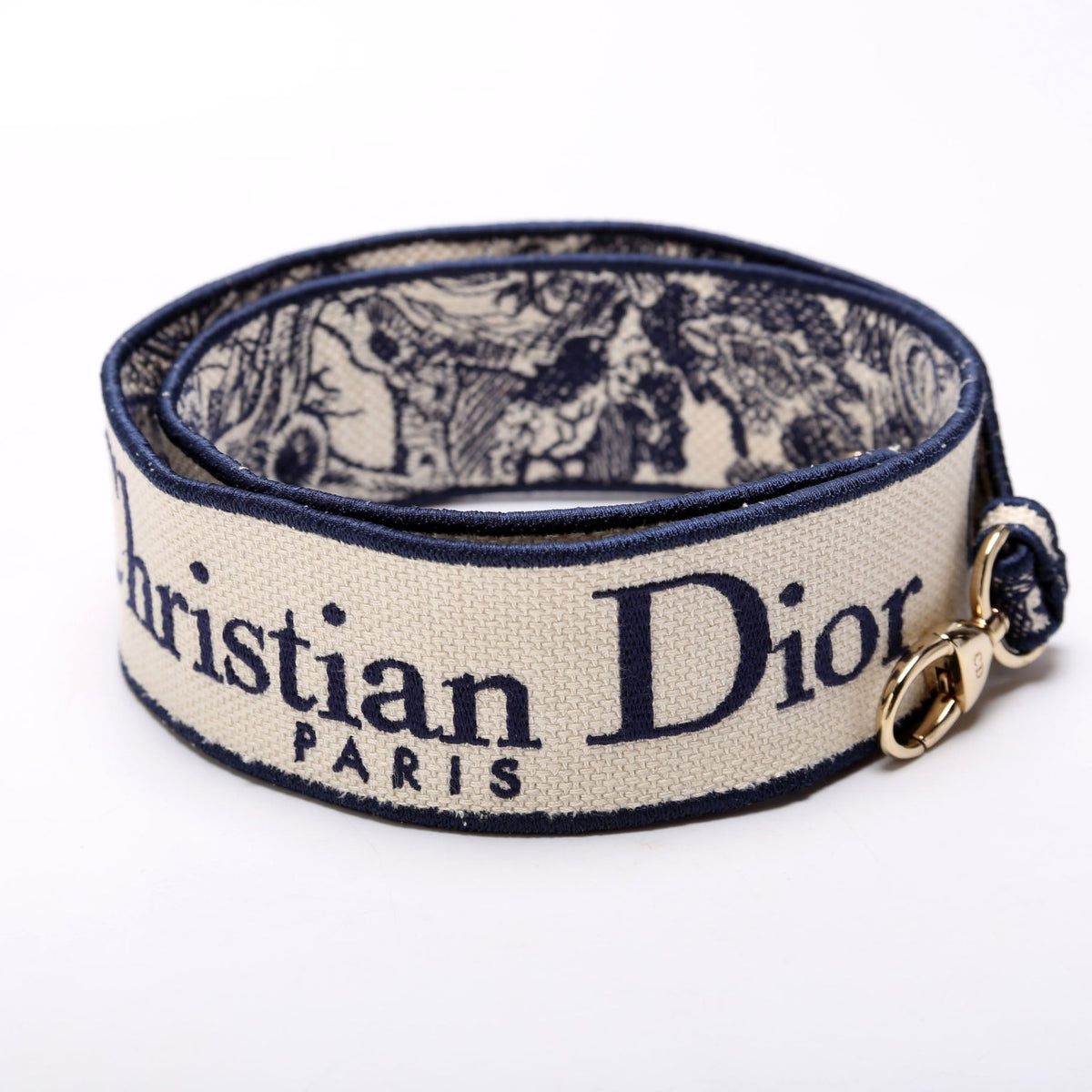Logo Wide Non-Adjustable Srap Blue/White