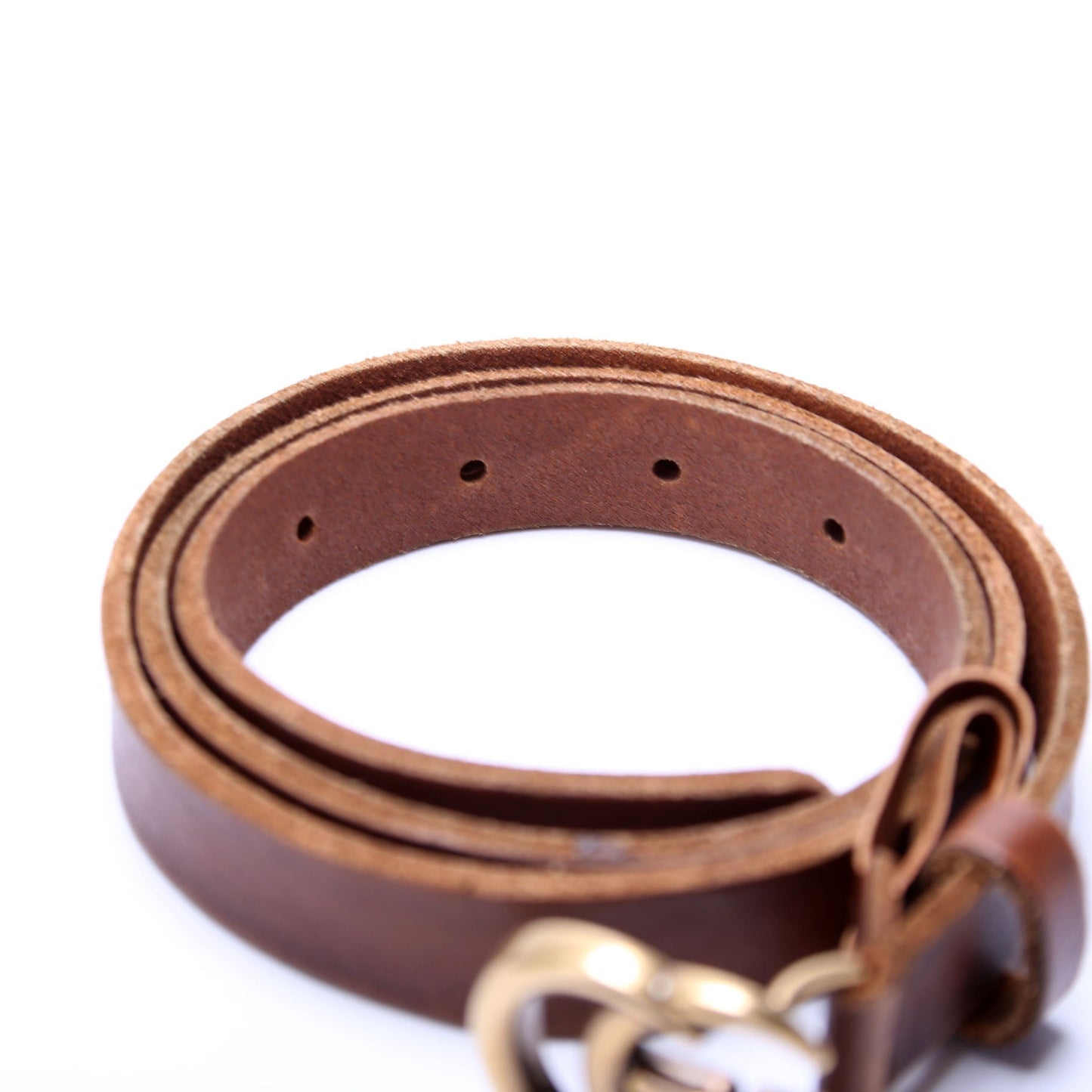 Gucci  GG Marmont Thin Belt Size / Brown