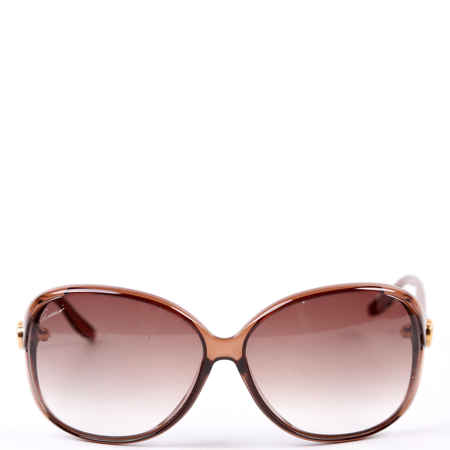 Gucci GG Oversized Sunglasses Brown
