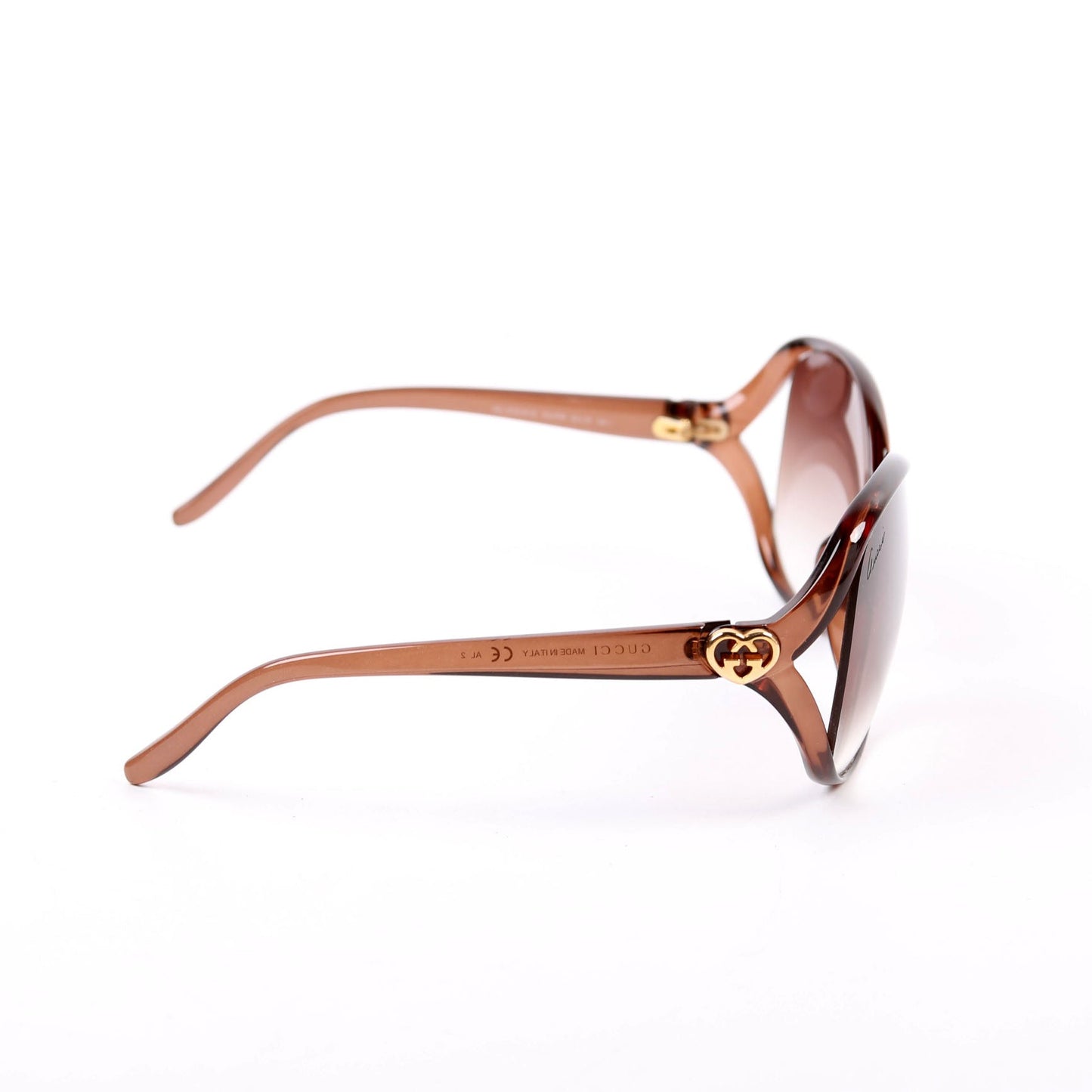 Gucci GG Oversized Sunglasses Brown