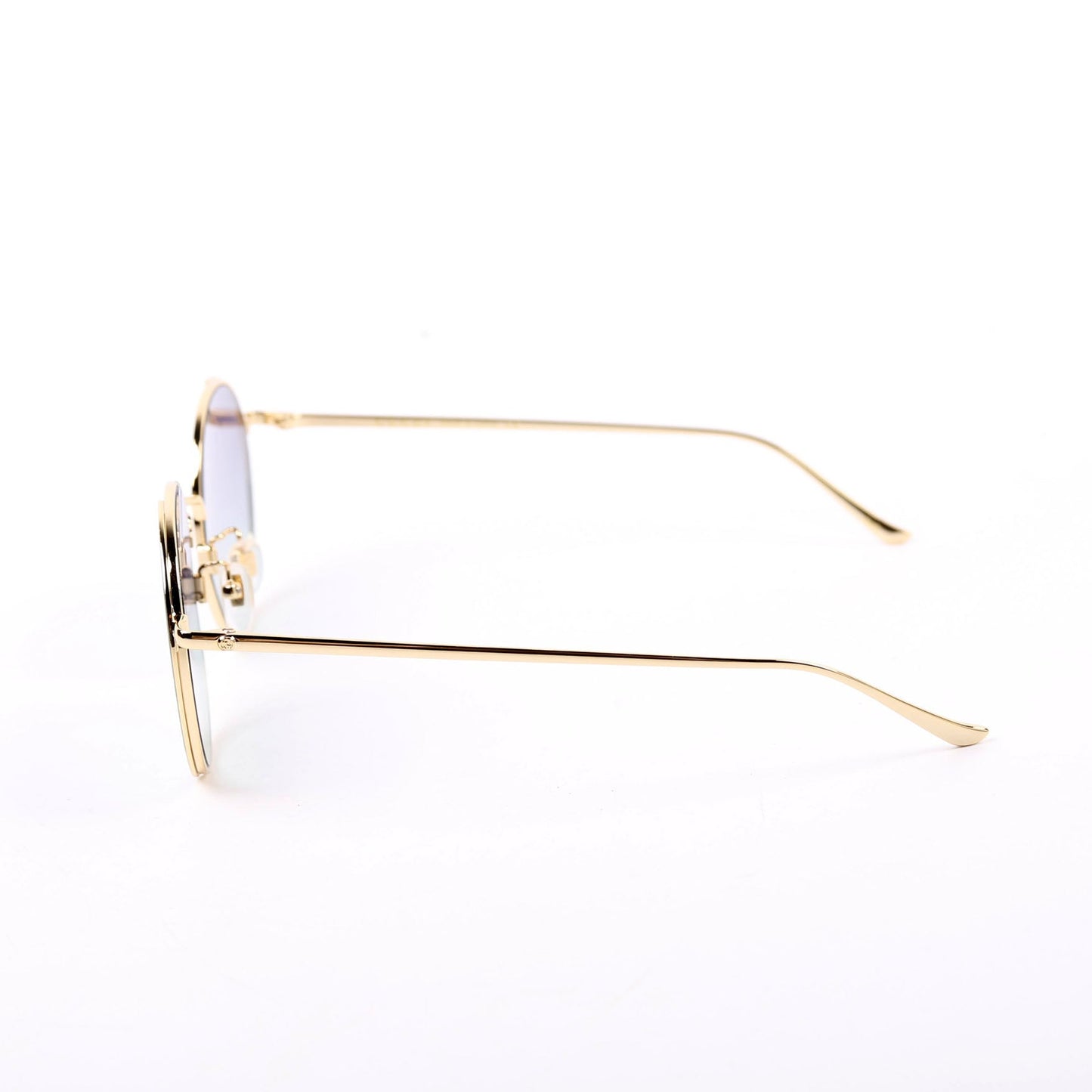 Gucci GGSK Oversized Round Sunglasses Gold