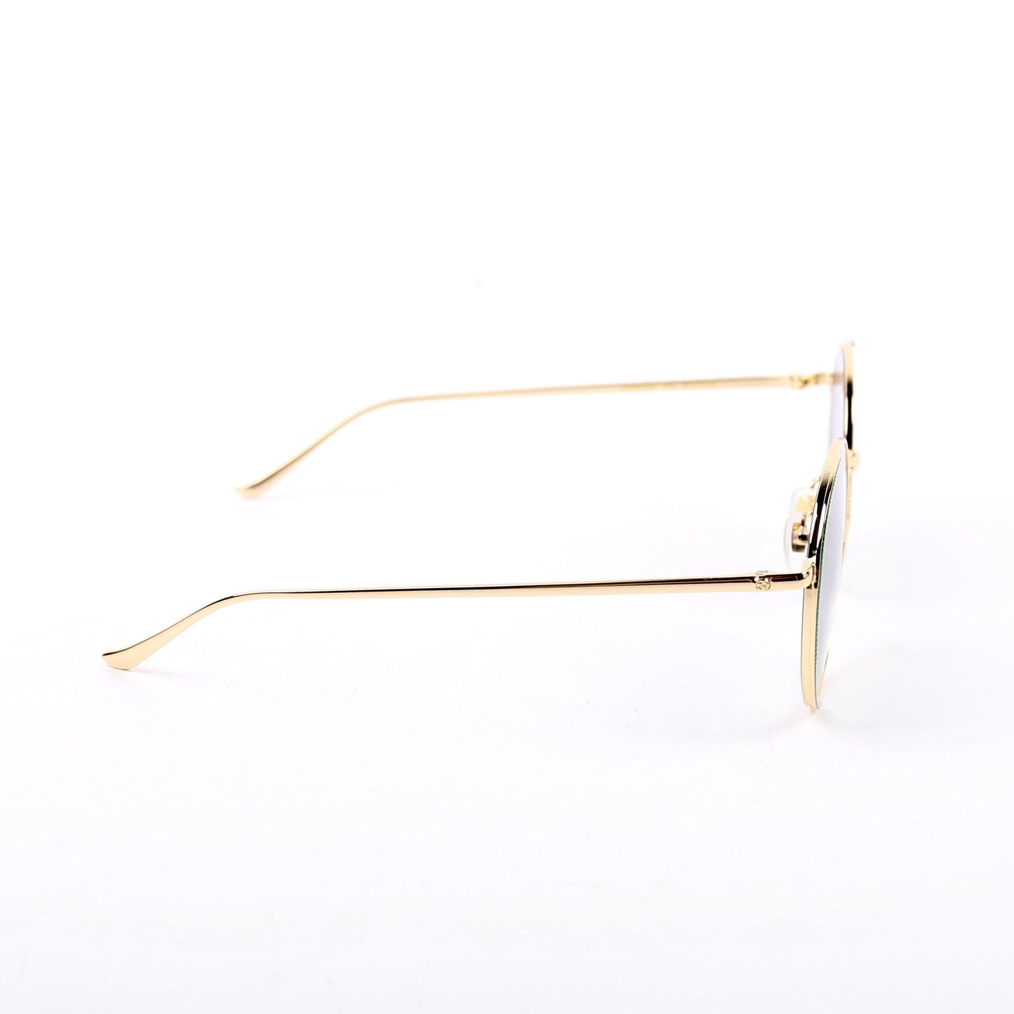 Gucci GGSK Oversized Round Sunglasses Gold
