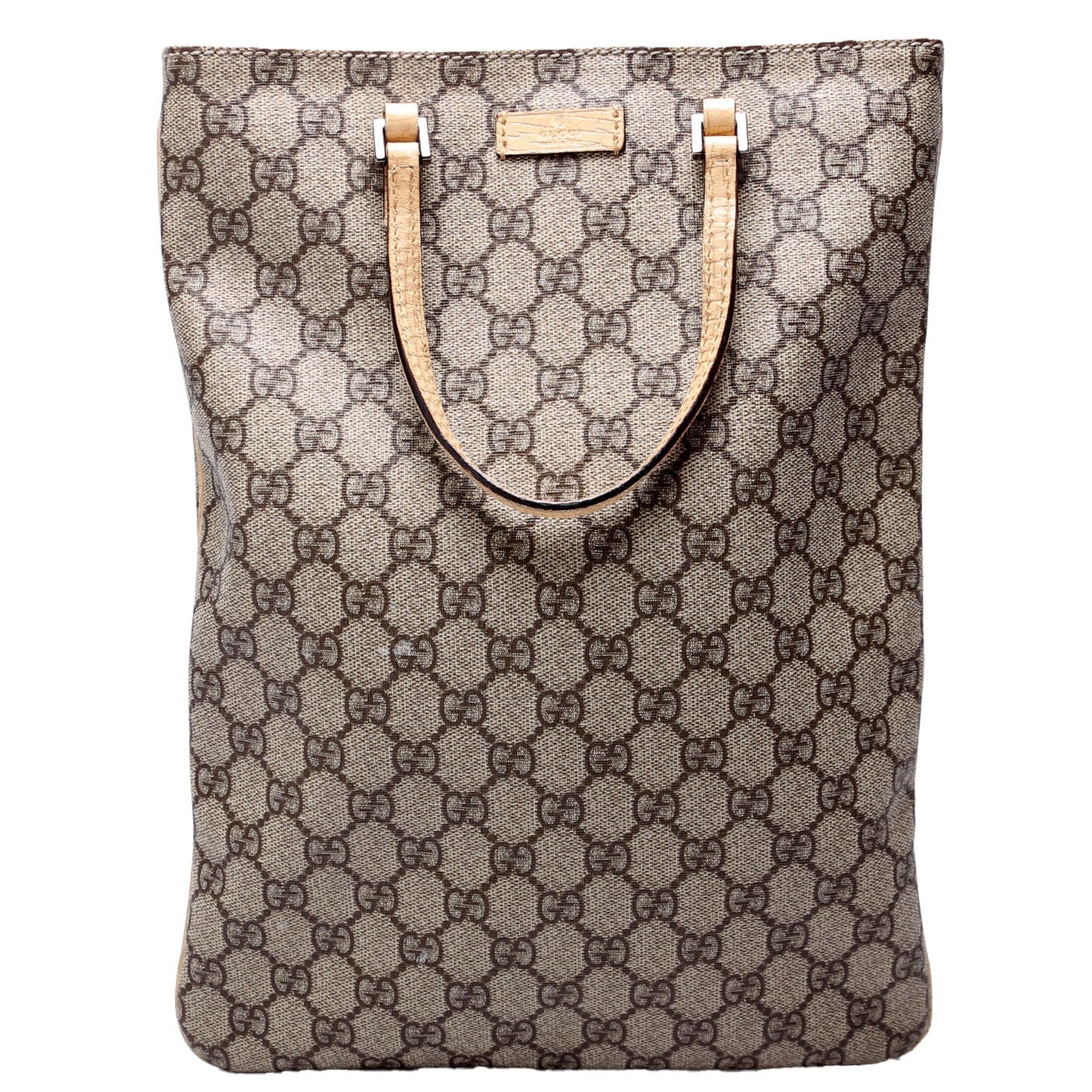 Gucci  GG Supreme Vertical Flat Tote