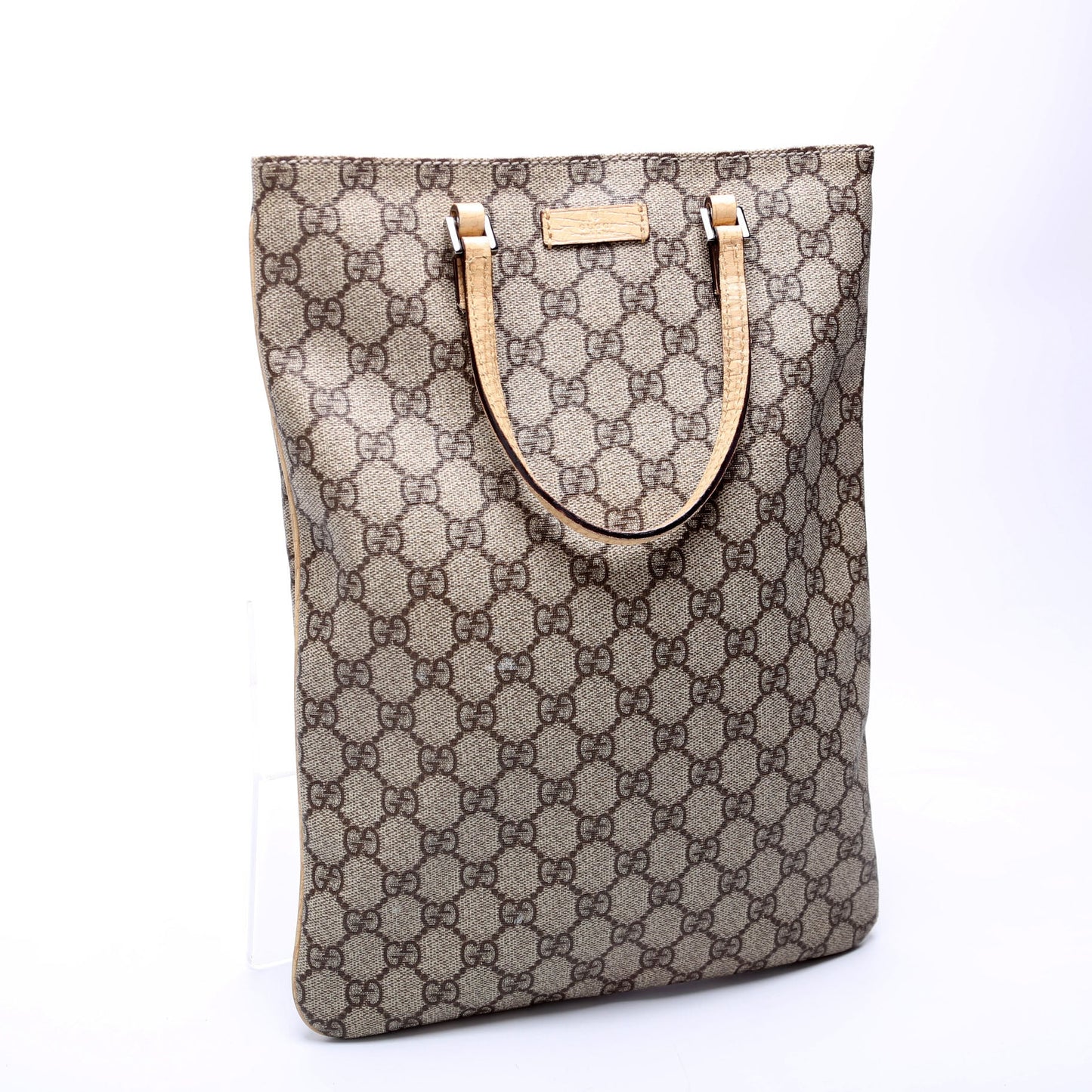 Gucci  GG Supreme Vertical Flat Tote