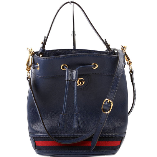 Gucci  Ophidia Bucket Bag Navy