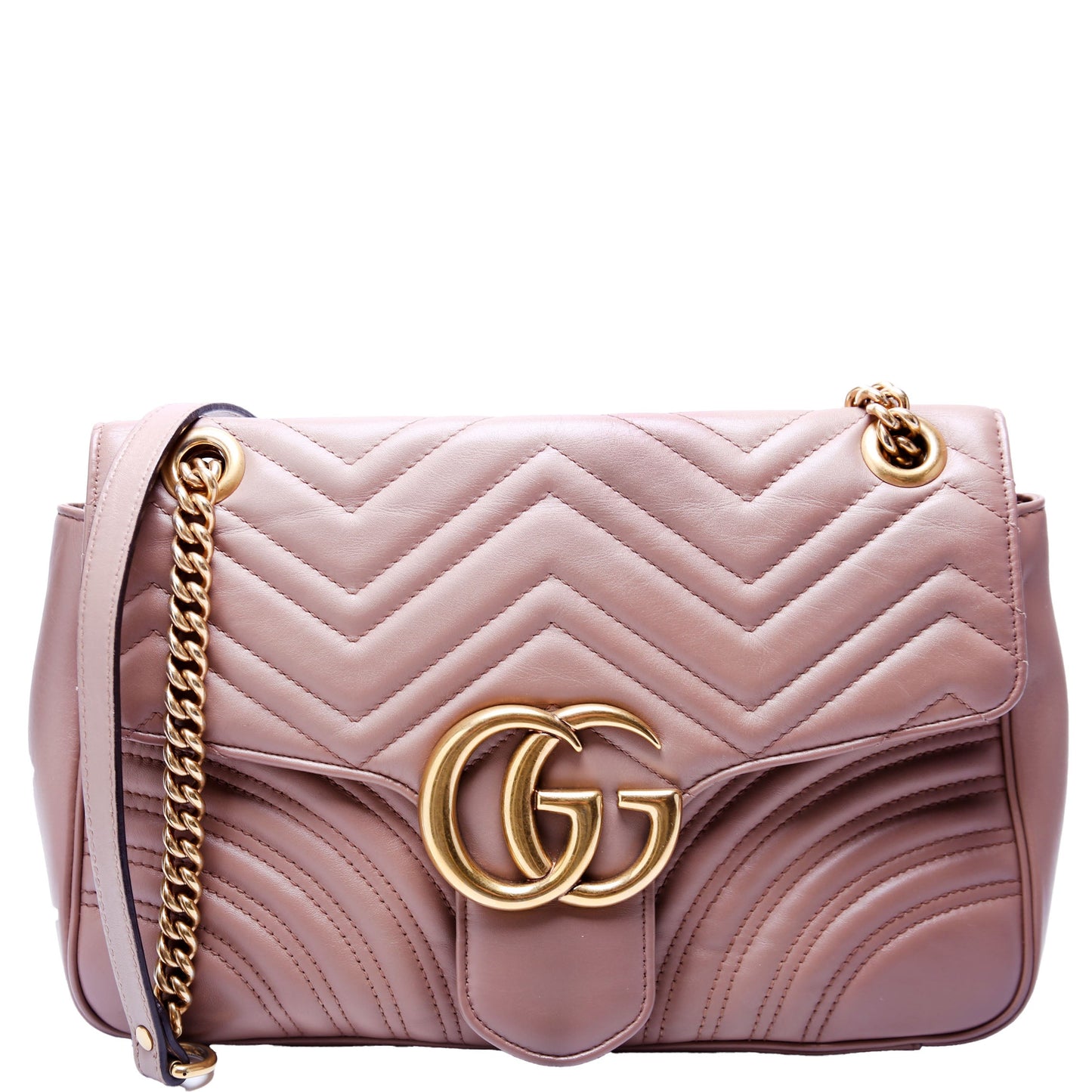 Gucci  Marmont Leather Shoulder Medium