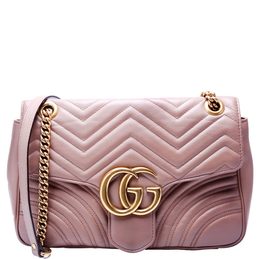 Gucci  Marmont Leather Shoulder Medium
