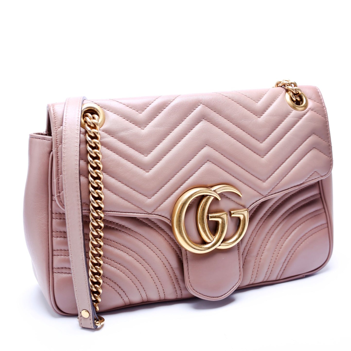 Gucci  Marmont Leather Shoulder Medium