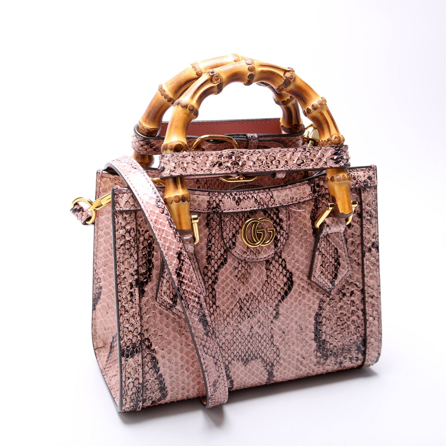 Gucci  Diana Mini Tote Python