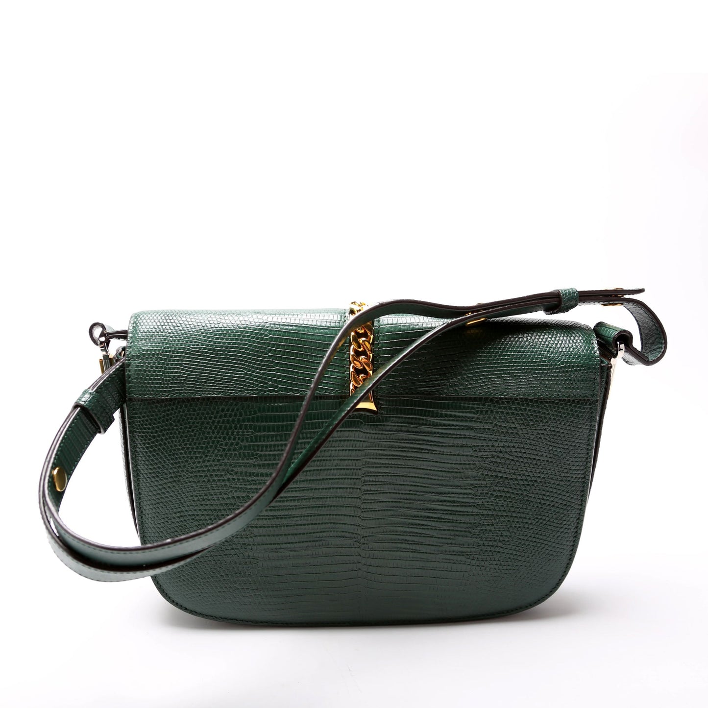 Gucci  Sylvie  Lizard Small Green