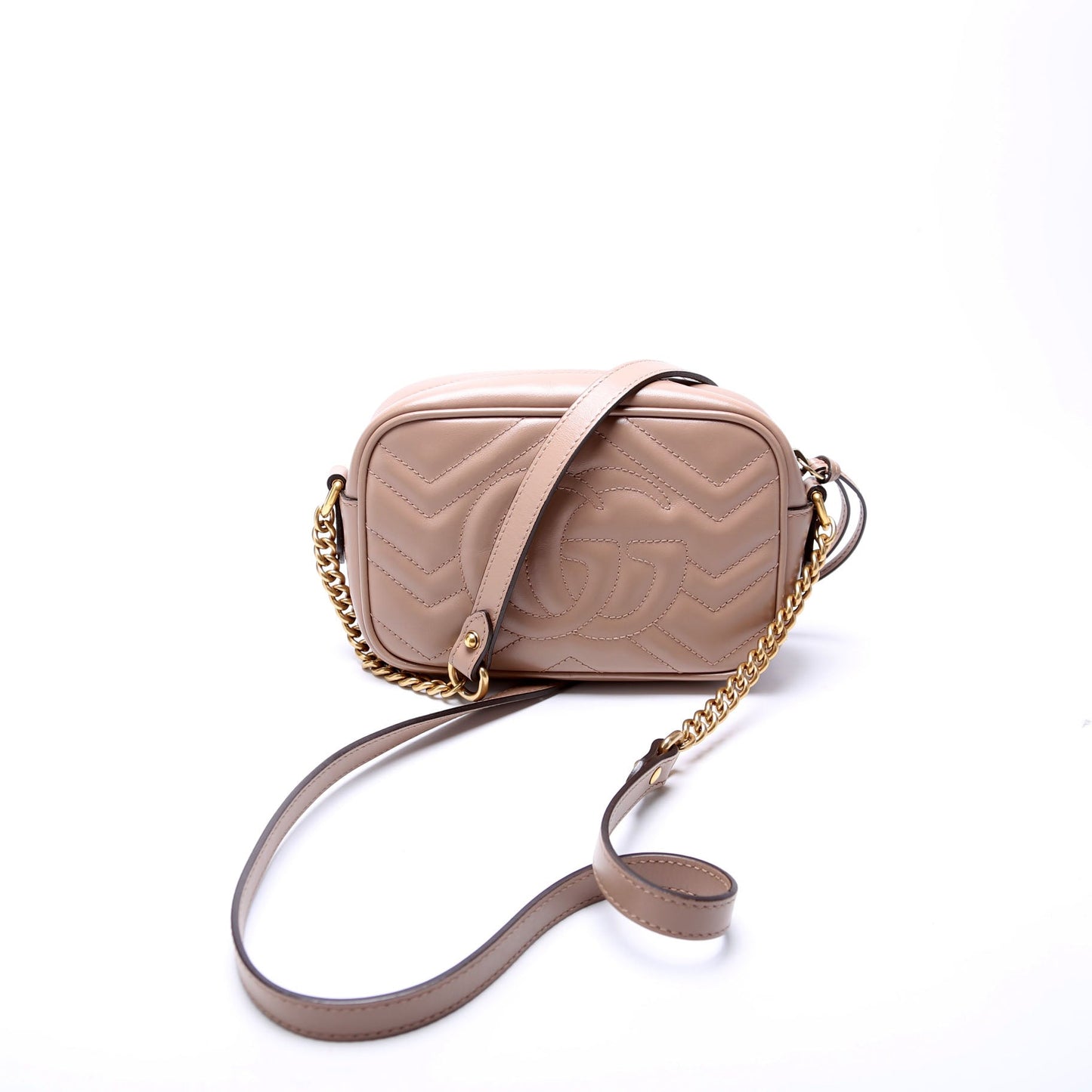 Gucci  Marmont Mini Camera Bag Nude