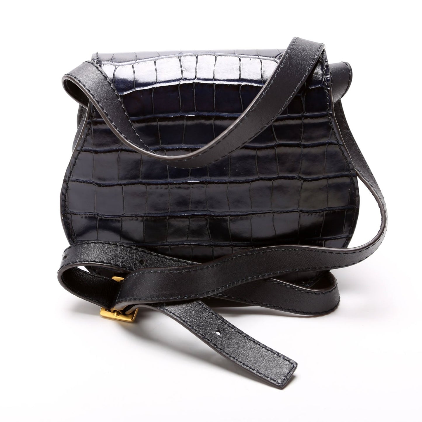Marcie Saddle Bag Crossbody Small Navy