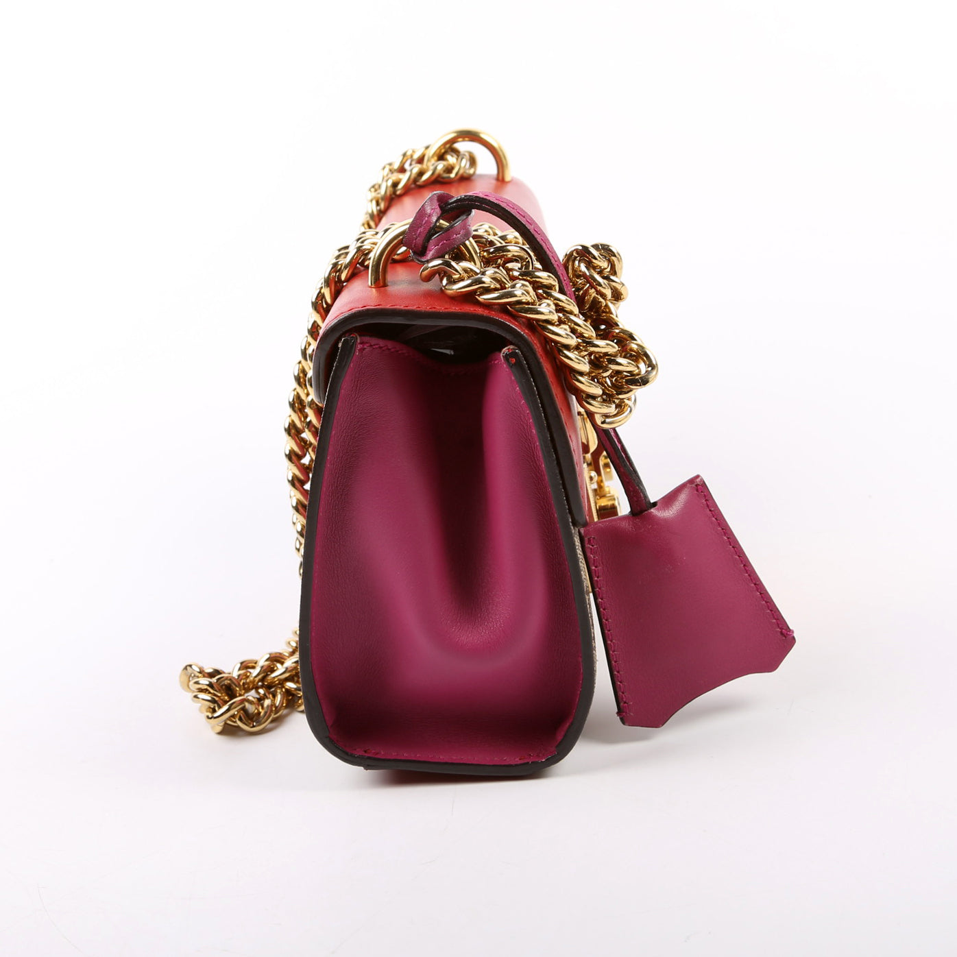 Gucci  Padlock GG Supreme Small Red